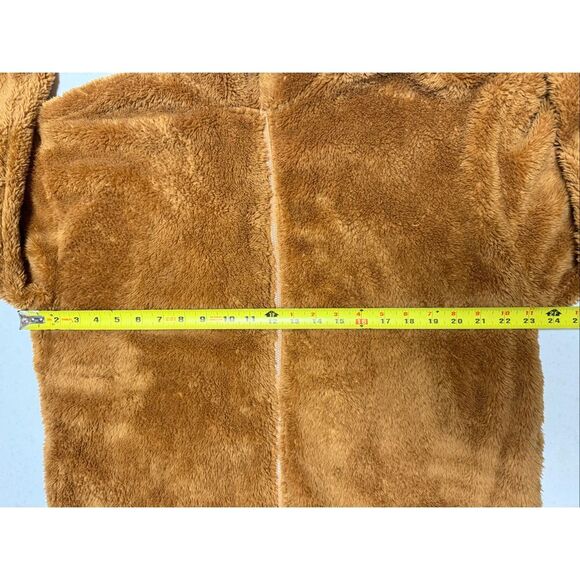 Victoria's Secret PINK Teddy Full Zip Jacket Stucco Brown Medium - Picture 6 of 12
